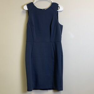 LOFT Navy Sleeveless Mini Dress